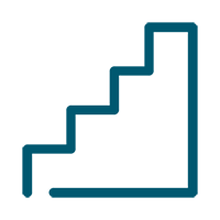 Saliscendi per scale dritte e curve