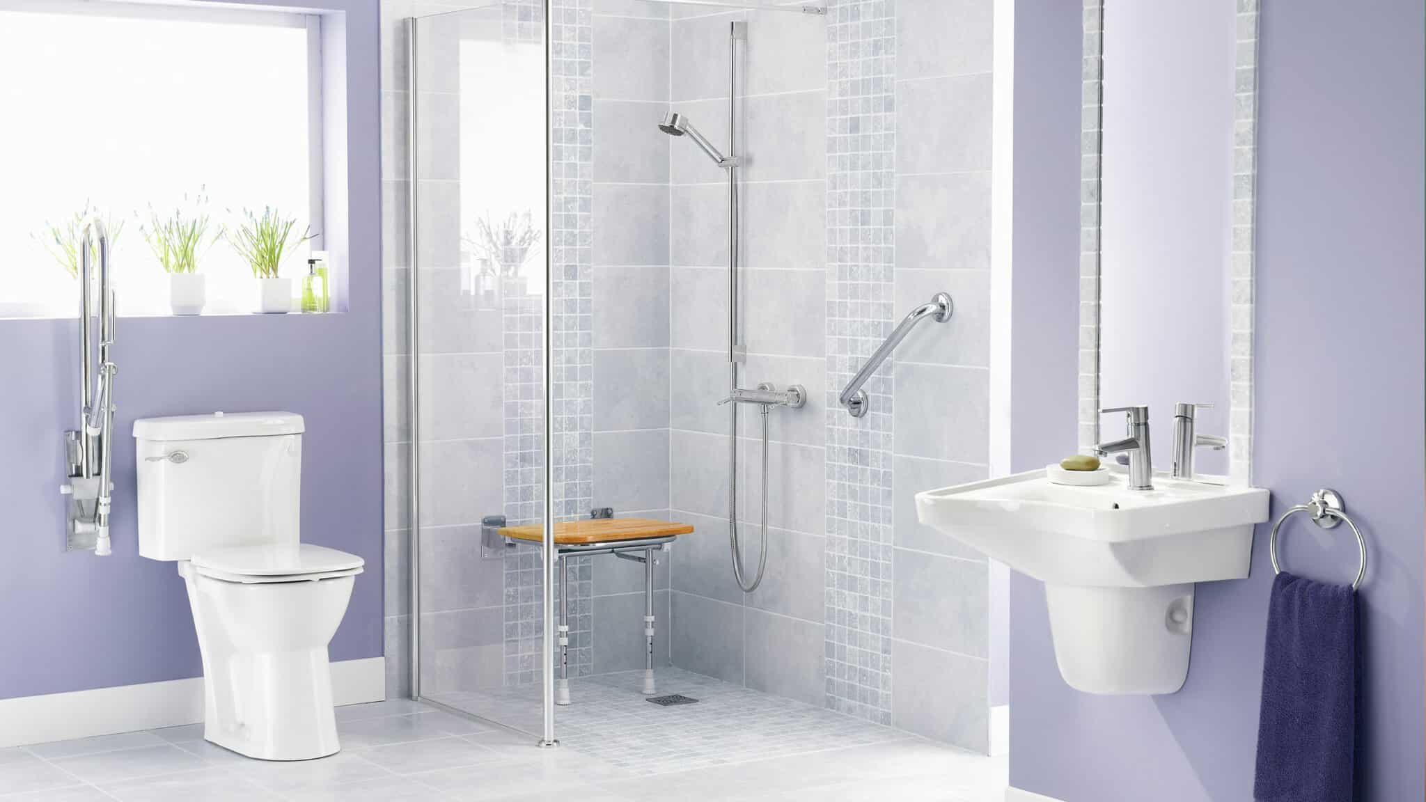 Esempio di bagno accessibile per disabili e anziani